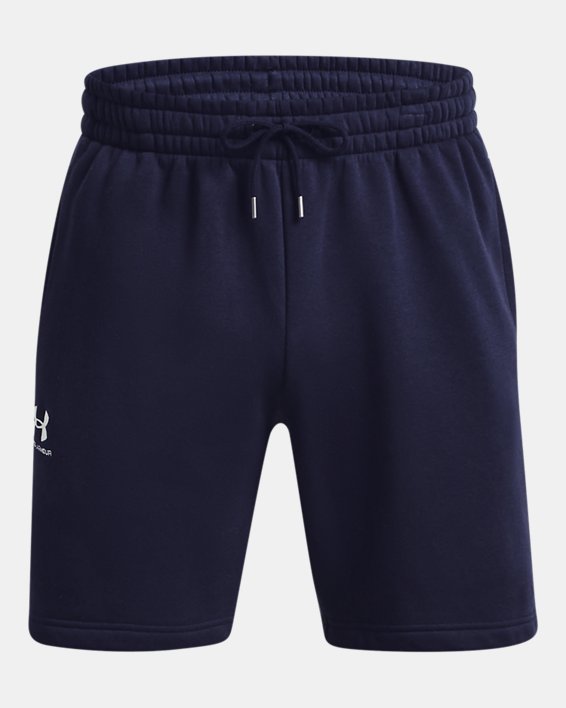 Shorts UA Essential Fleece da uomo, Blue, pdpMainDesktop image number 4